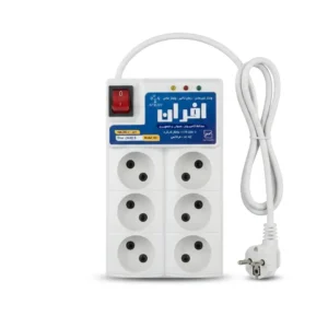 محافظ برق افران الکتریک مدل ۶۰۱ ۶ خانه با کابل ۱.۸ و ۳ متری