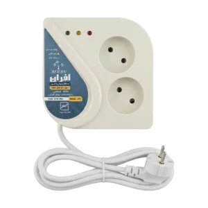 تصویر محافظ برق و ولتاژ یخچال و فریزر برند افران مدل 201 با کابل و دوشاخه