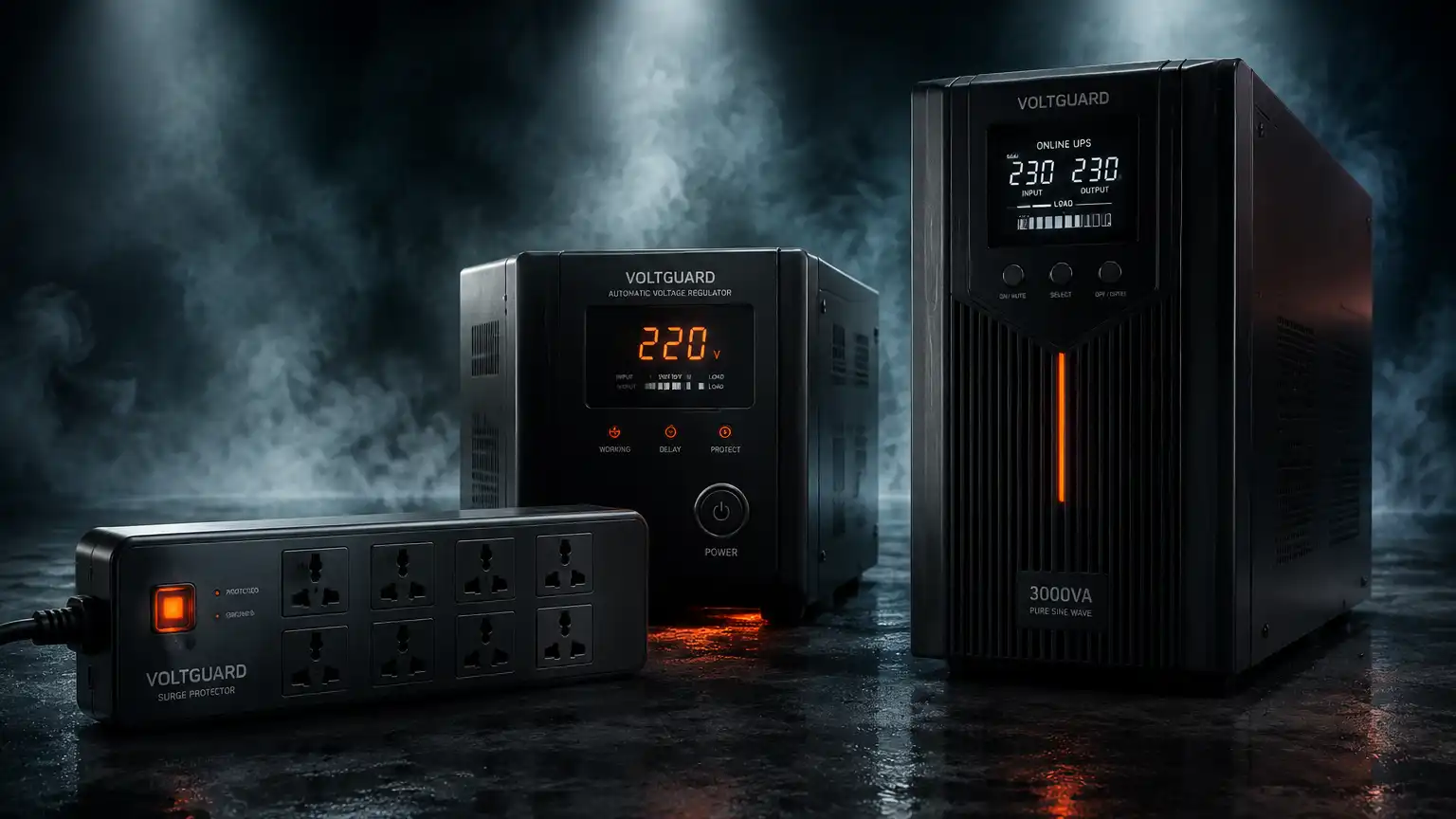 مقایسه سینمایی محافظ ولتاژ، استابلایزر و دستگاه یو پی اس (UPS).